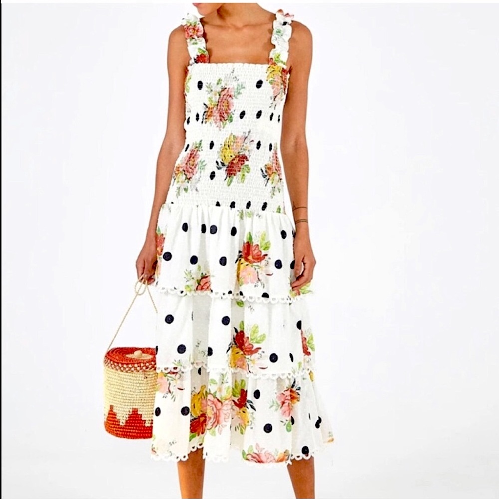FARM Rio Anthropologie nanaju midi dress